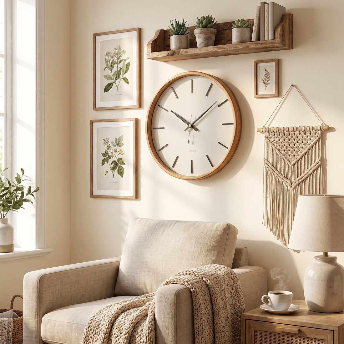 Quelle horloge murale choisir selon la pièce ?