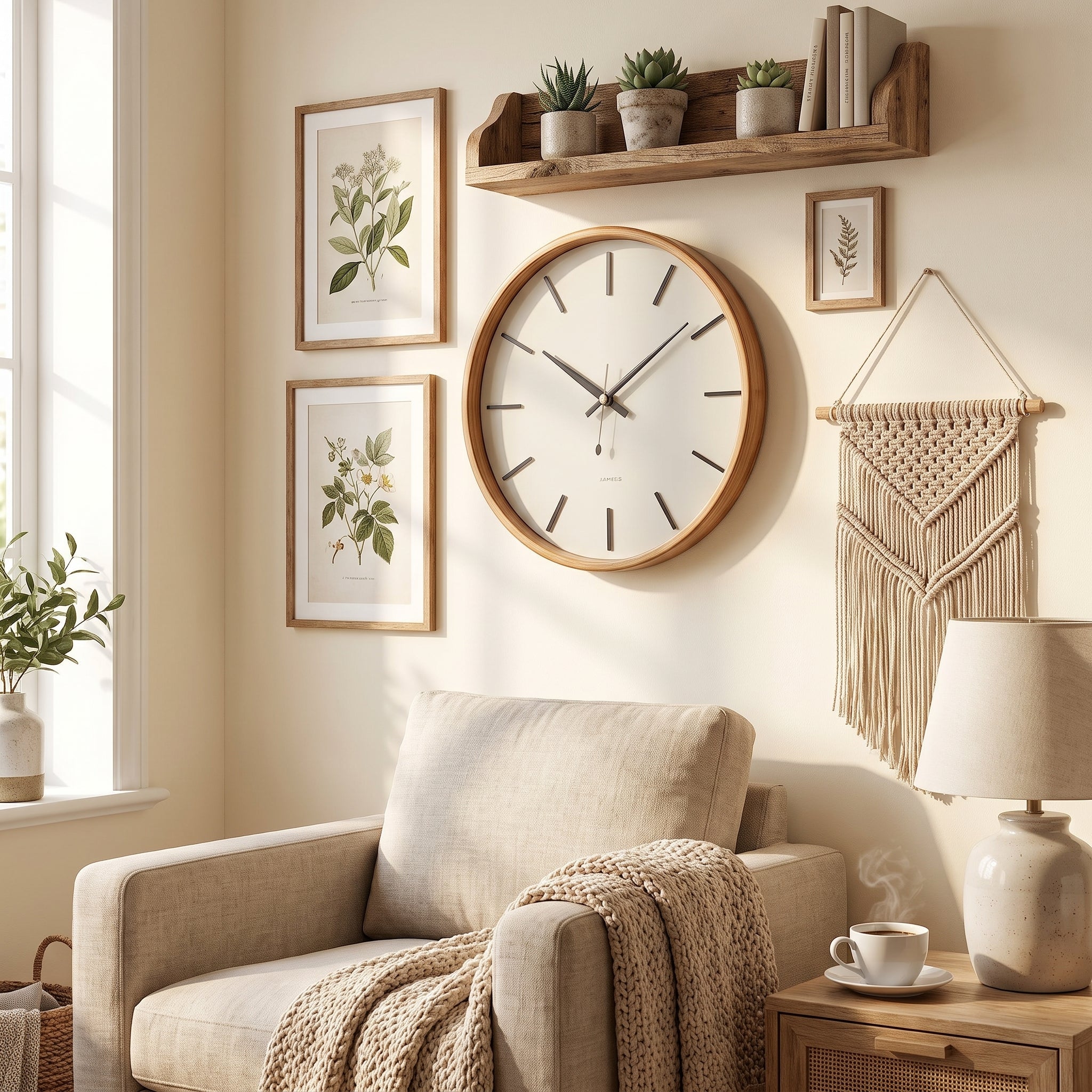 Quelle horloge murale choisir selon la pièce ?
