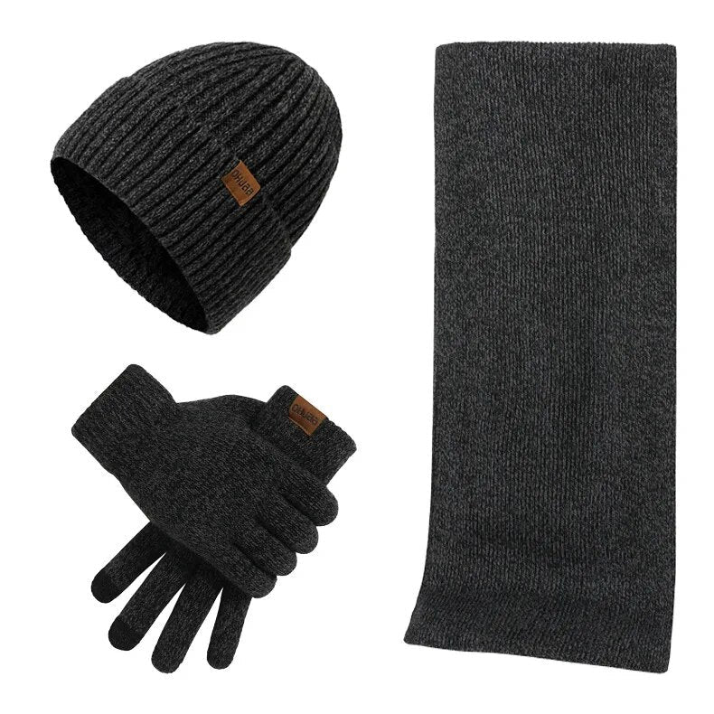 Ensemble D’Hiver avec Bonnet, Écharpe Et Gants pour Adultes | Idéal pour Les Journées Froides