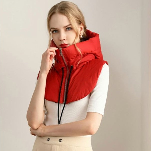 Capuche Écharpe avec Fermeture Éclair pour Adultes | Idéal pour l’Hiver