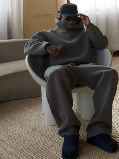 Ensemble Décontracté avec Sweat À Capuche Et Pantalon pour Hommes | Idéal pour L’Automne