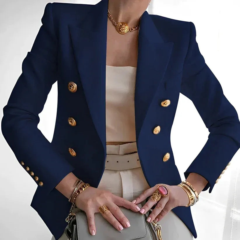 Blazer à Coupe Structurée pour Femme | Idéal pour le Travail ou les Occasions Formelles