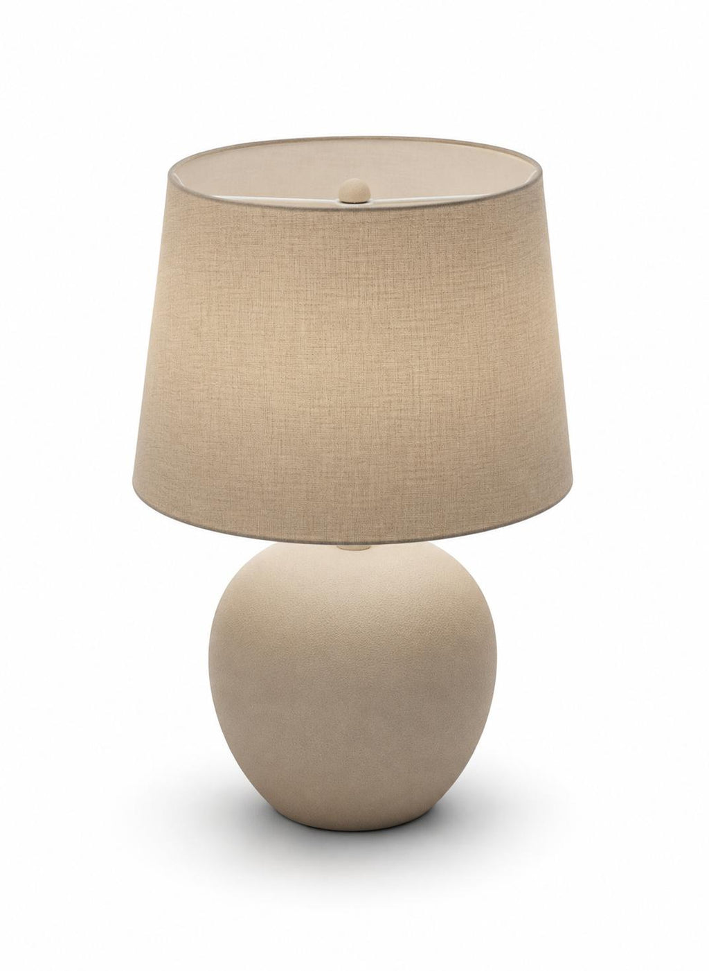 Lampe de Table en Tissu Beige
