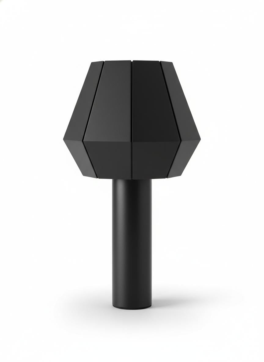 Lampe de Table Moderne Noire