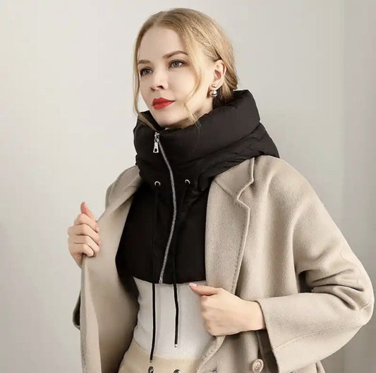 Capuche Écharpe avec Fermeture Éclair pour Adultes | Idéal pour l’Hiver