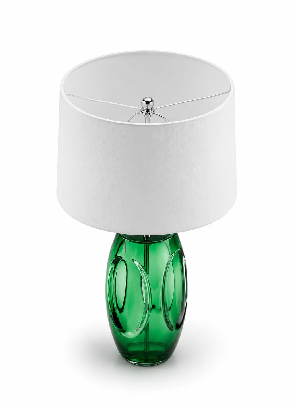 Lampe de Table en Verre Vert