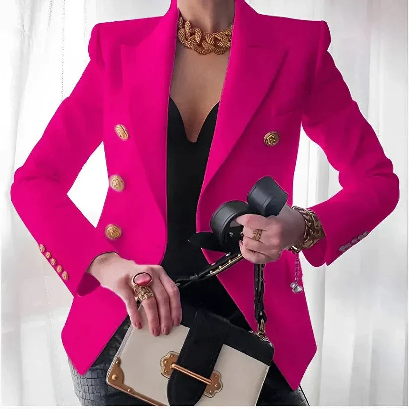 Blazer à Coupe Structurée pour Femme | Idéal pour le Travail ou les Occasions Formelles