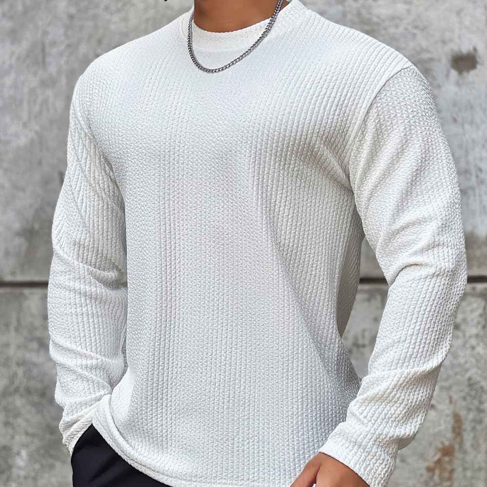 Pull à Col Rond pour Homme | Idéal pour Usage Quotidien