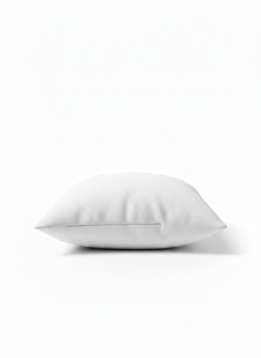 Coussin Minimaliste Blanc